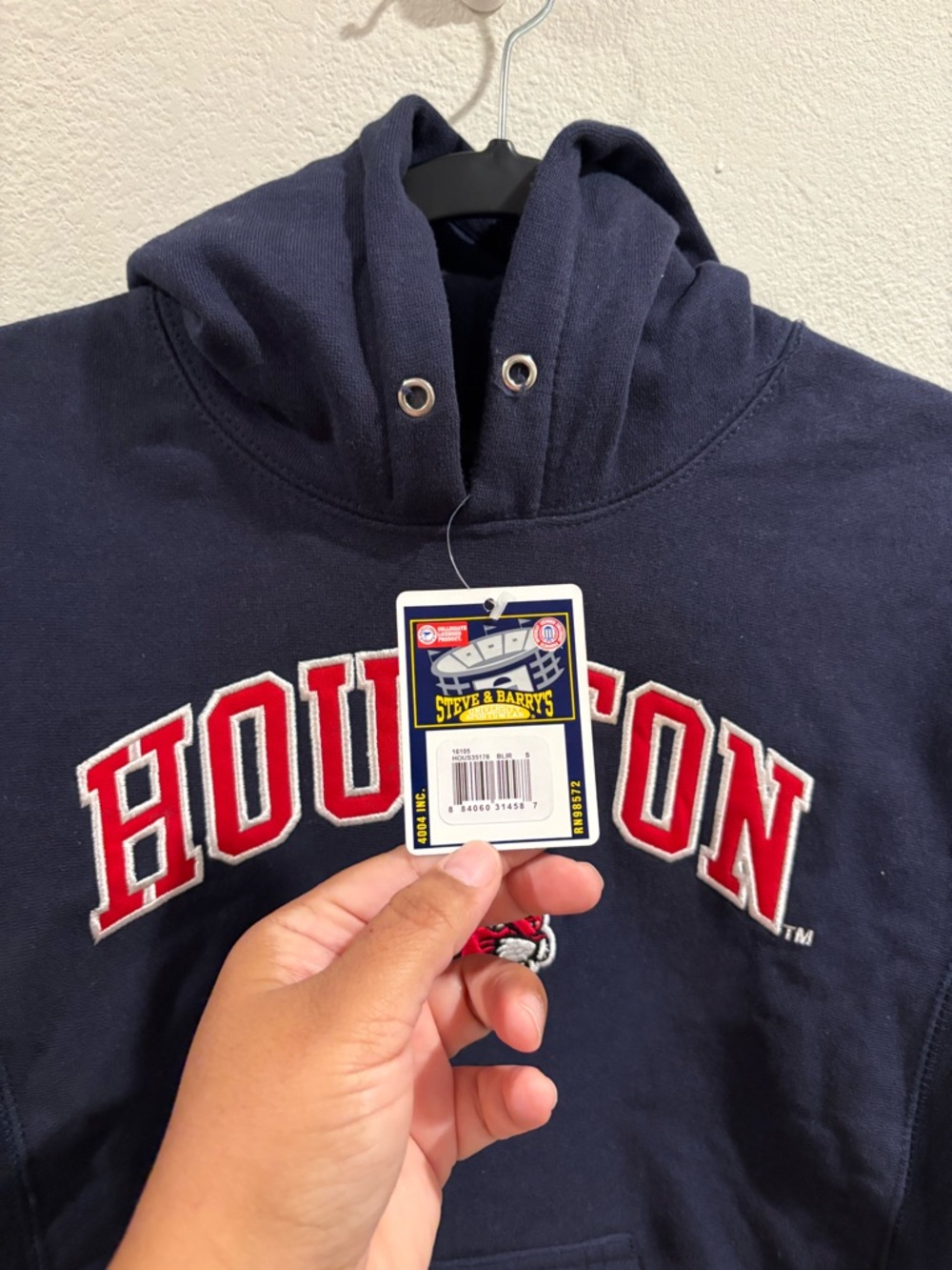 Vintage Steve & Barry’s University of Houston Cougars Youth Hoodie Size Small - Picture 3 of 10